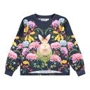 Farbiges Langarmshirt mit Hasen-Motiv