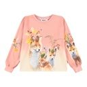 Mädchen Langarmshirt mit Fuchs-Familie