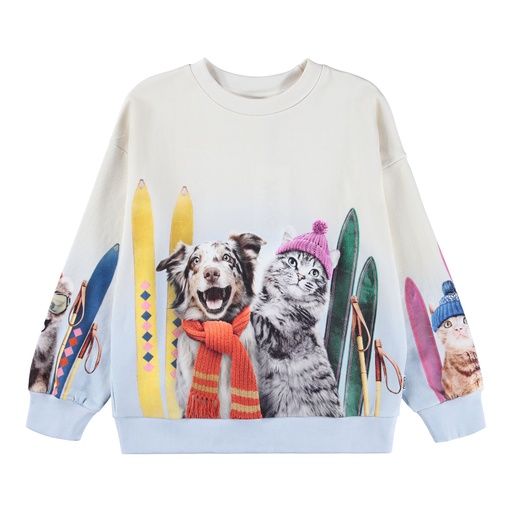 [01-36343.2] Mädchen Pulli mit Ski und Tieren (116)
