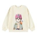 Mädchen Pulli mit lustiger Katze