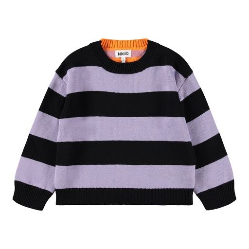 [01-36347.0] Mädchen Strick-Pulli Blockstreifen (134-140)