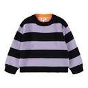 Mädchen Strick-Pulli Blockstreifen