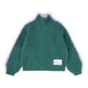 Mädchen Strick-Pulli mit Stehkragen