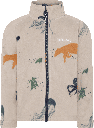 Kinder Fleecejacke mit Alloverprint
