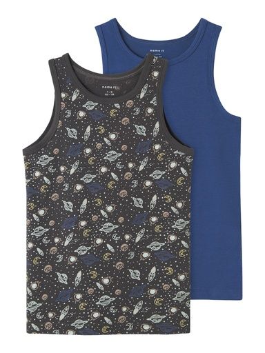 [01-36377.0] 2-er Set Tanktop mit Weltall Druck (116)