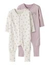 2-Pack Nbfnightsuit mit Zip