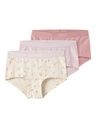 3-Pack Unterhosen Blumen Muster