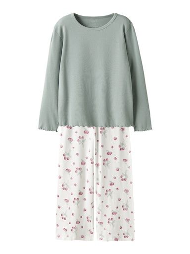 [01-36391.0] Nightset Girls Himbeer Muster (110-116)