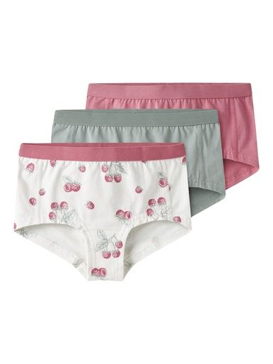 [01-36393.0] 3-Pack Unterhosen Himbeer Muster (116)