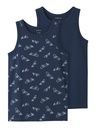 2-er Set Tanktop mit Skater