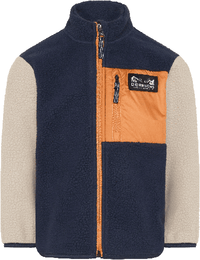 [01-36364.10] Farbige Teddyfleece Jacke (Dunkelblau, 130)