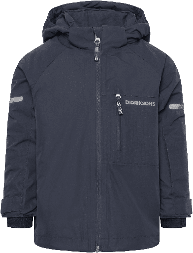 [01-36363.10] Schlichte wasserdichte Kinder-Winterjacke (Dunkelblau, 140)