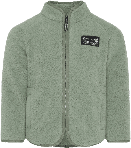 [01-36405.12] Flauschige Teddyfleece Jacke einfarbig  (Hellgrün, 90)