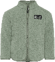 Flauschige Teddyfleece Jacke einfarbig 