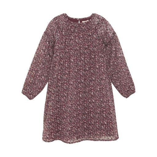 [01-36414.0] Mädchen Blümchen-Kleid langarm (122)