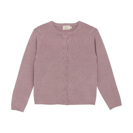 [01-36419.0] Mädchen Strickjacke einfarbig (Rosa, 98)