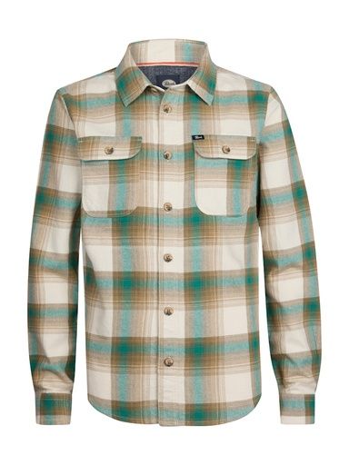 [01-36433.10] Knaben Karo-Hemd (Grün, 128)