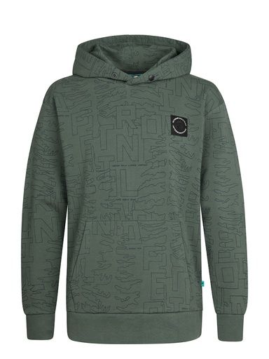 [01-36437.0] Knaben Kapuzenpulli Allover-Print (128)