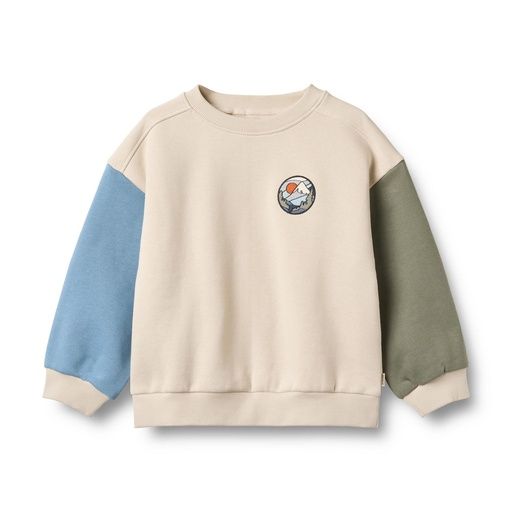 [01-36457.0] Mehrfarbiges Kinder-Sweatshirt Bio-Baumwolle (104)