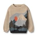Knaben Strickpulli Bergwelt