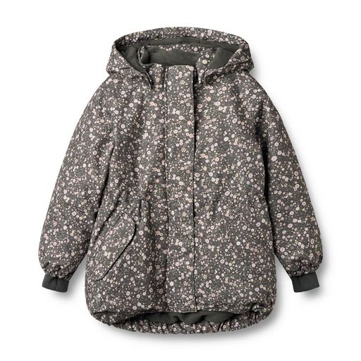 [01-36470.0] Warme wasserfeste Mädchen-Winterjacke geblümt (116)