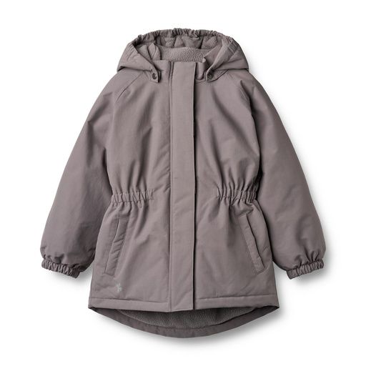 [01-36472.2] Taillerte wasserfeste Mädchen-Winterjacke unifarben (110)