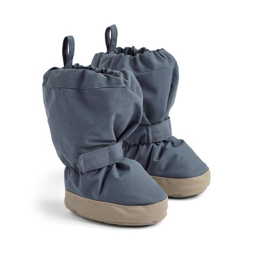 [01-36473.2] Warme Baby-Überziehstiefel (Graublau, 6-12M)