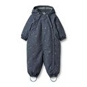 Warmer wasserfester Baby-Schneeoverall bedruckt