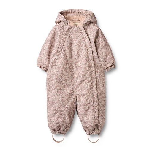 [01-36477.0] Warmer wasserfester Baby-Winteroverall geblümt (86)