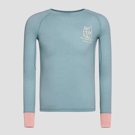 [01-36487.10] Uil Merino Langarmshirt (Graublau, 140-146)