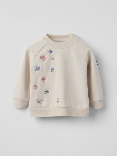 [01-36507.2] Baby-Sweatshirt mit gestickten Blüten (56)