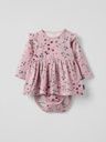 Baby-Bodykleid geblümt