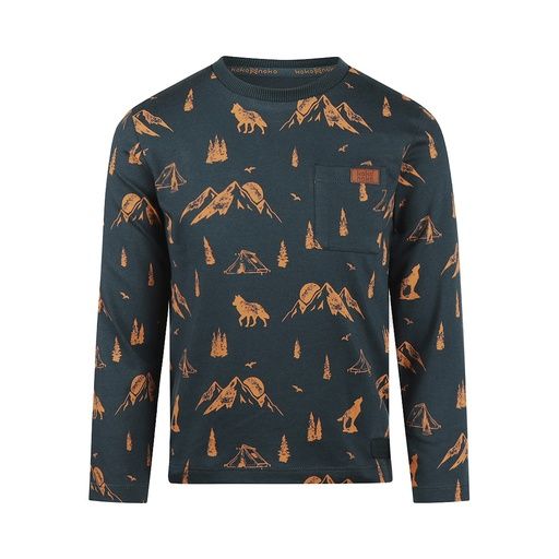 [01-36522.0] Jungen Langarmshirt mit Alloverprint (98)