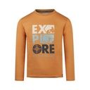 Jungen Langarmshirt mit Brustdruck