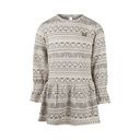 Warmes Mädchen Strickkleid gemustert