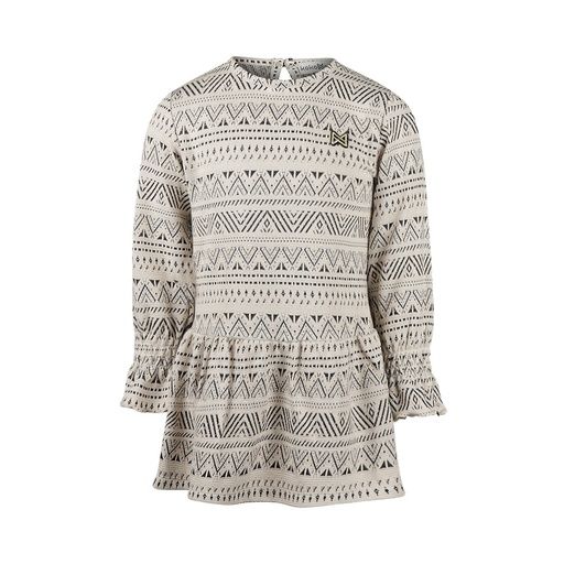 [01-36534.1] Warmes Mädchen Strickkleid gemustert (104)