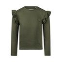 Mädchen Langarmshirt mit Rüschenärmel