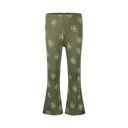 Geblümte Mädchen-Leggings mit ausgestelltem Bein