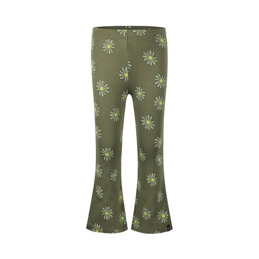 [01-36542.0] Geblümte Mädchen-Leggings mit ausgestelltem Bein (98)