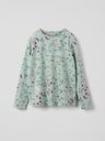 Geblümtes Mädchen-Langarmshirt