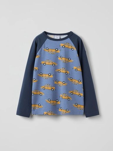 [01-36581.0] Knaben Langarmshirt mit Taxis (92)