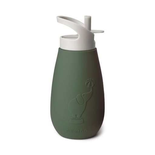 [01-34666.4] Pax Silikon Trinkflasche 350ml (Dunkelgrün)