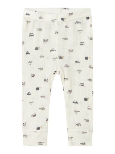 [01-35052.10] Gemusterte Lange Unterhose (Creme, 68)