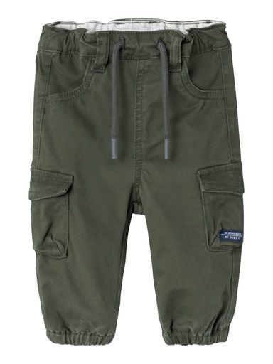 [01-36592.10] Cargohose für Babies (Dunkelgrün, 80)