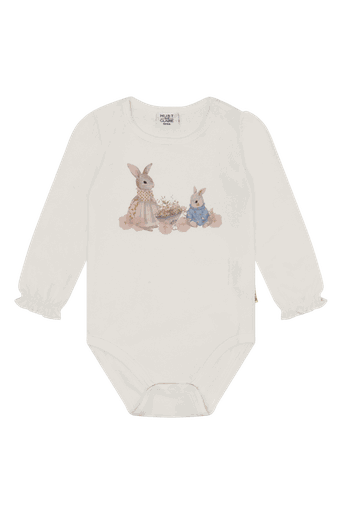 [01-36606.0] Baby Langarmbody Häschen-Print (74)