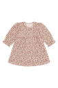 Geblümtes Langarm-Body-Kleid