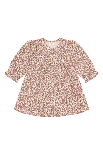 [01-36610.0] Geblümtes Langarm-Body-Kleid (80)