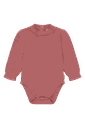 Baby Langarmbody Uni gerippt