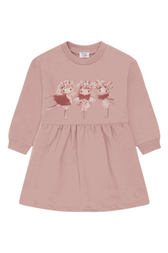 [01-36621.0] Mädchen Langarmkleid Elfenprint (92)