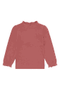 Mädchen Langarmshirt gerippt Uni